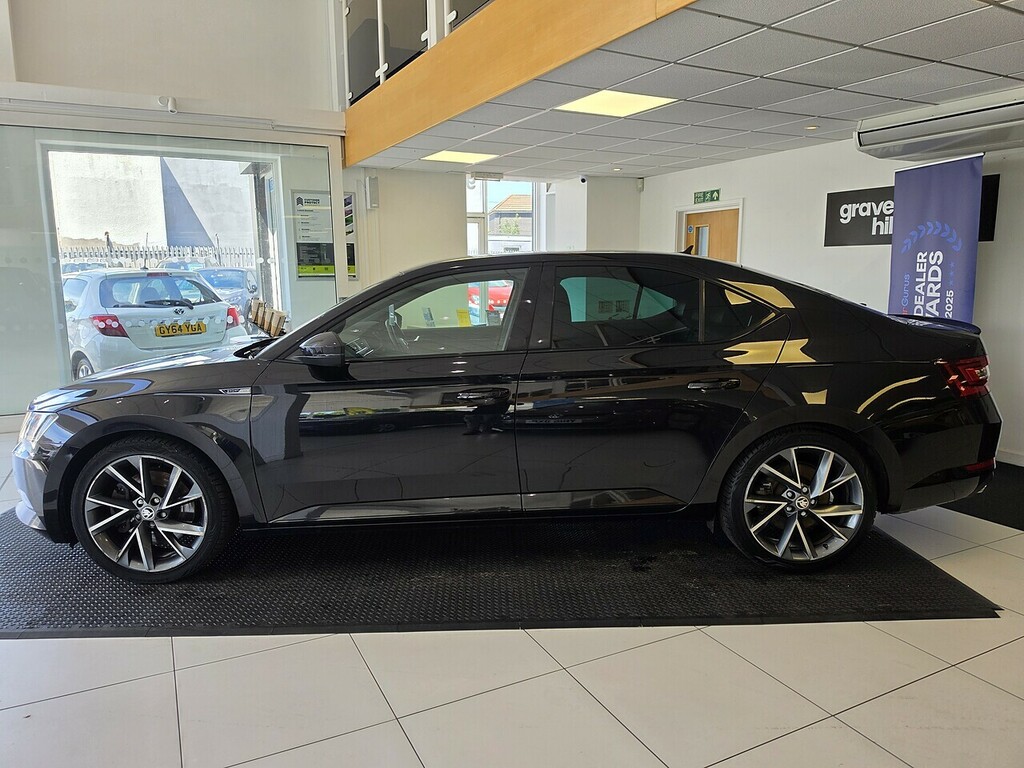 Skoda Superb 2.0 Tsi Sportline Hatchback Dsg 4Wd Eur Black #4