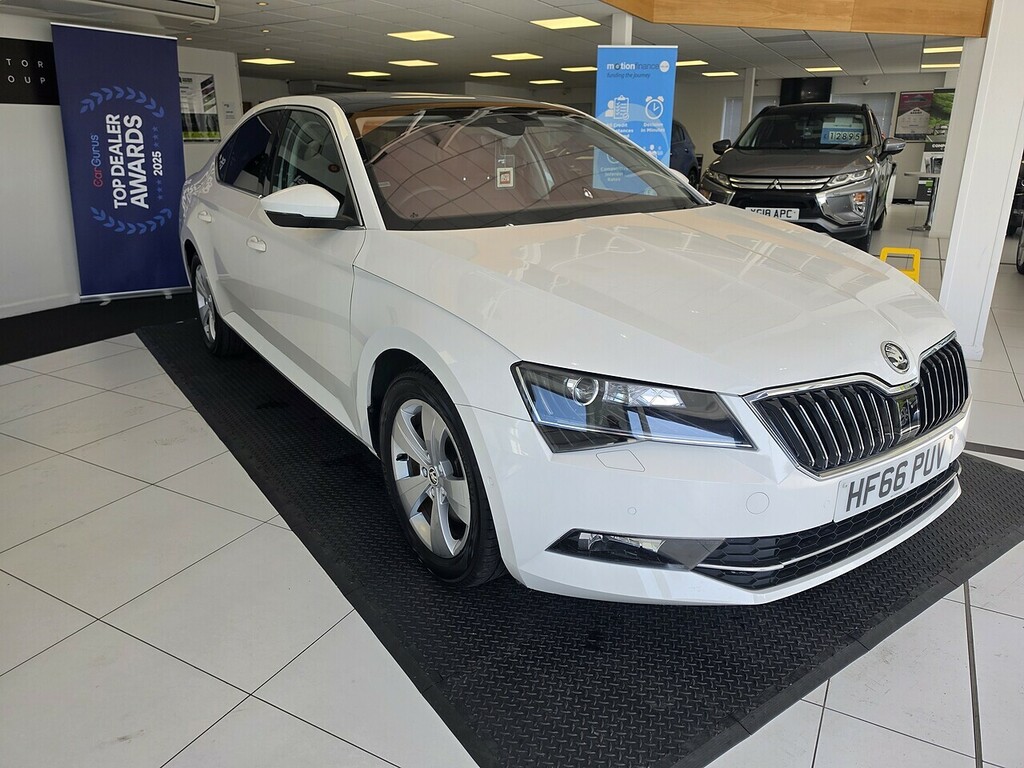 Skoda Superb 1.4 Tsi Act Se L Executive Hatchback Ds White