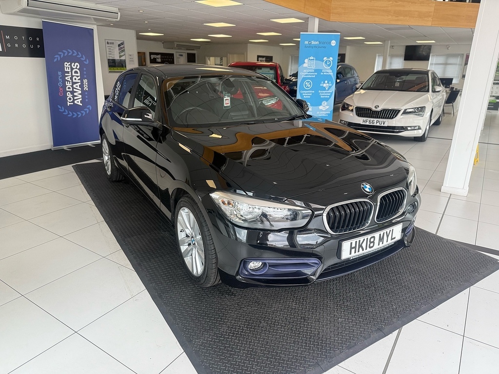 BMW 1 Series 1.5 116D Sport Hatchback Euro 6 Black