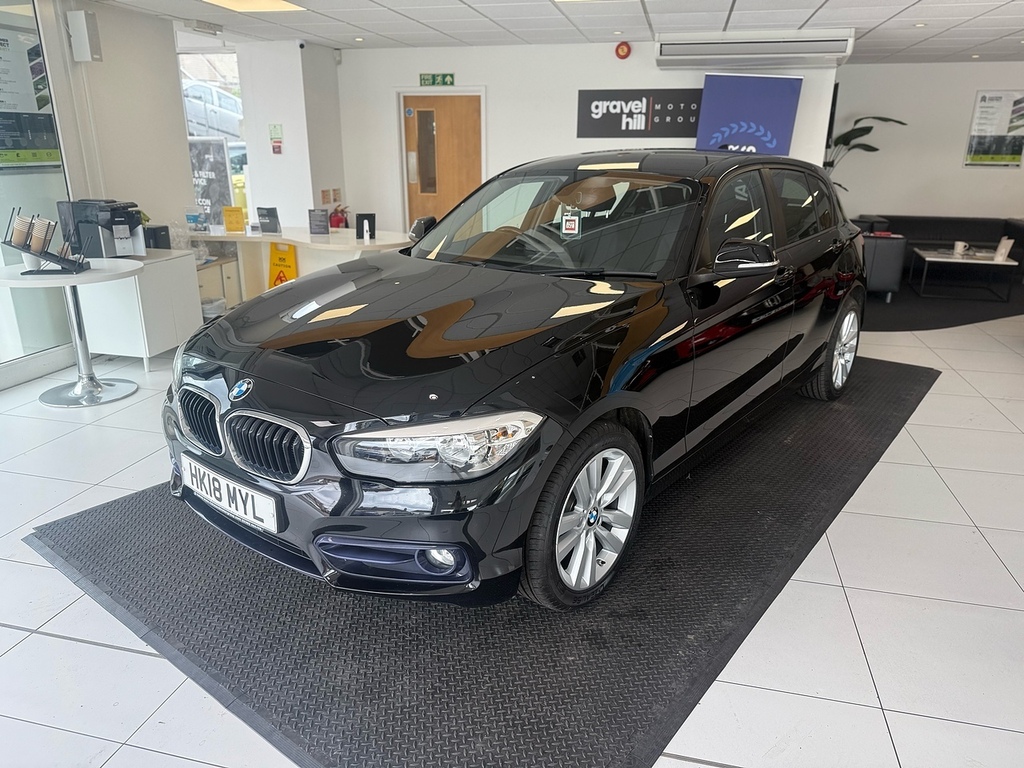 BMW 1 Series 1.5 116D Sport Hatchback Euro 6 HK18MYL Black #3