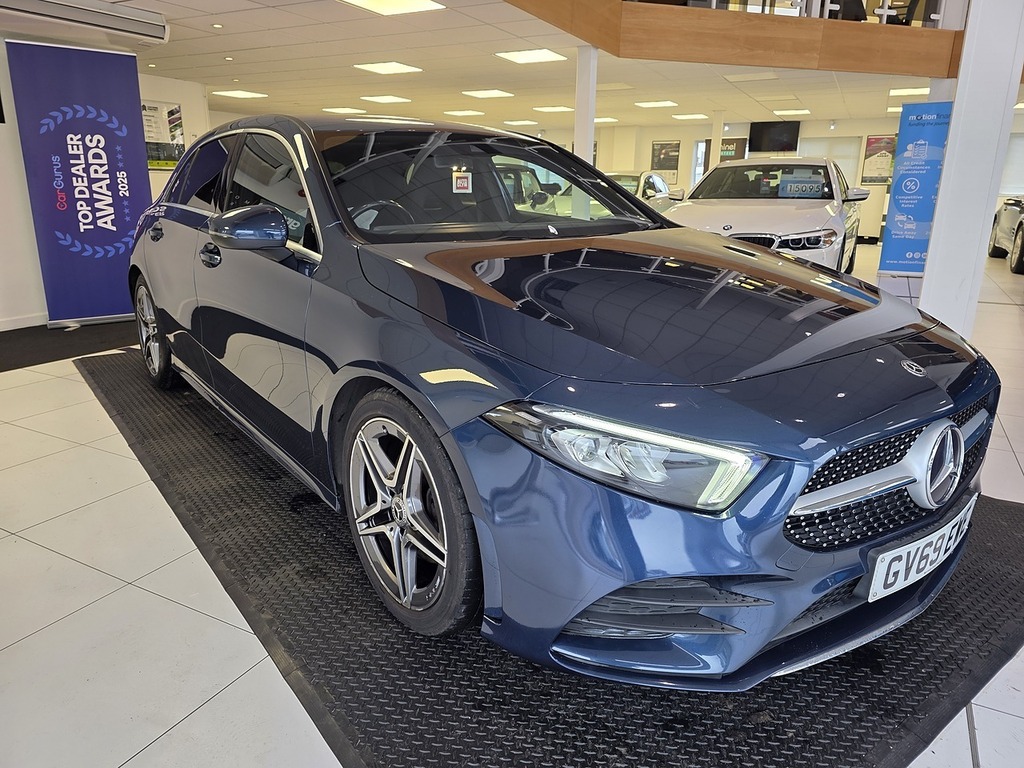 Mercedes-Benz A Class 2.0 A200d Amg Line Hatchback 8G-dct Eur Blue