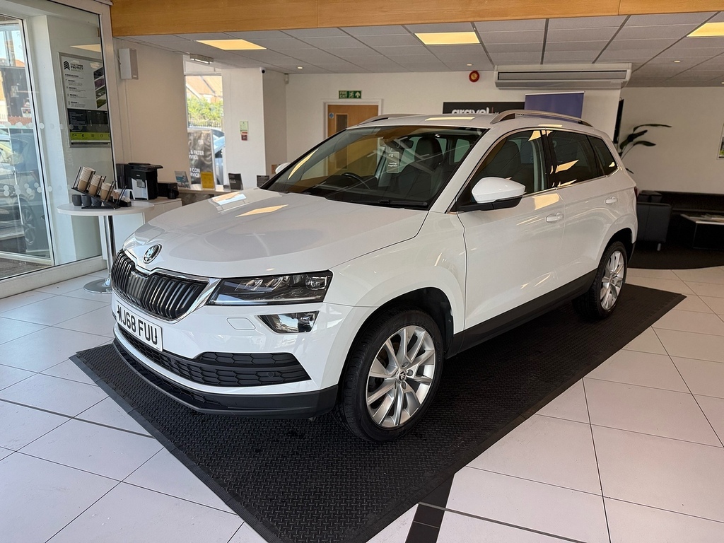 Skoda Karoq 1.6 Tdi Se L Suv Dsg Euro 6 S S 115 WJ68FUU White #3