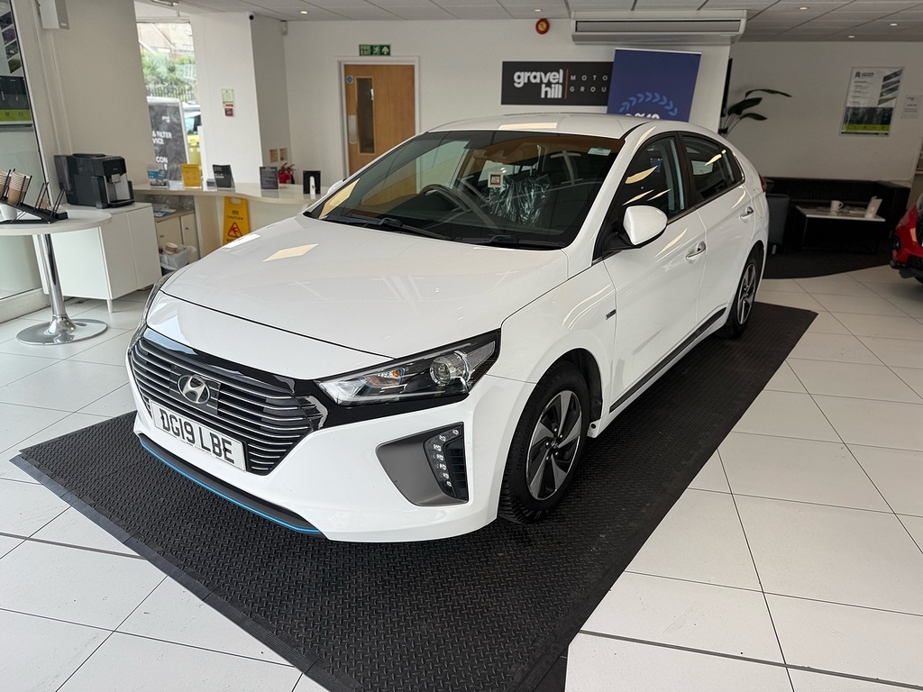 Hyundai Ioniq 1.6 H-gdi Gpf Premium Hatchback Hybrid DG19LBE White #2