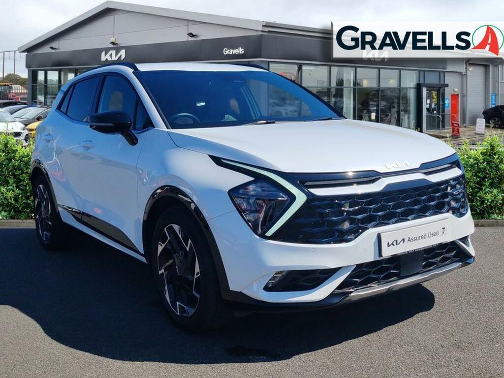 Kia Sportage 1.6 T-gdi Mhev Gt-line Suv Hybrid Dct E White