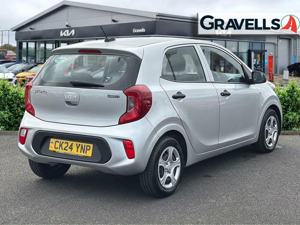 Kia Picanto 1.0 1 Hatchback Euro 6 Ss 66 CK24YNP Silver #3