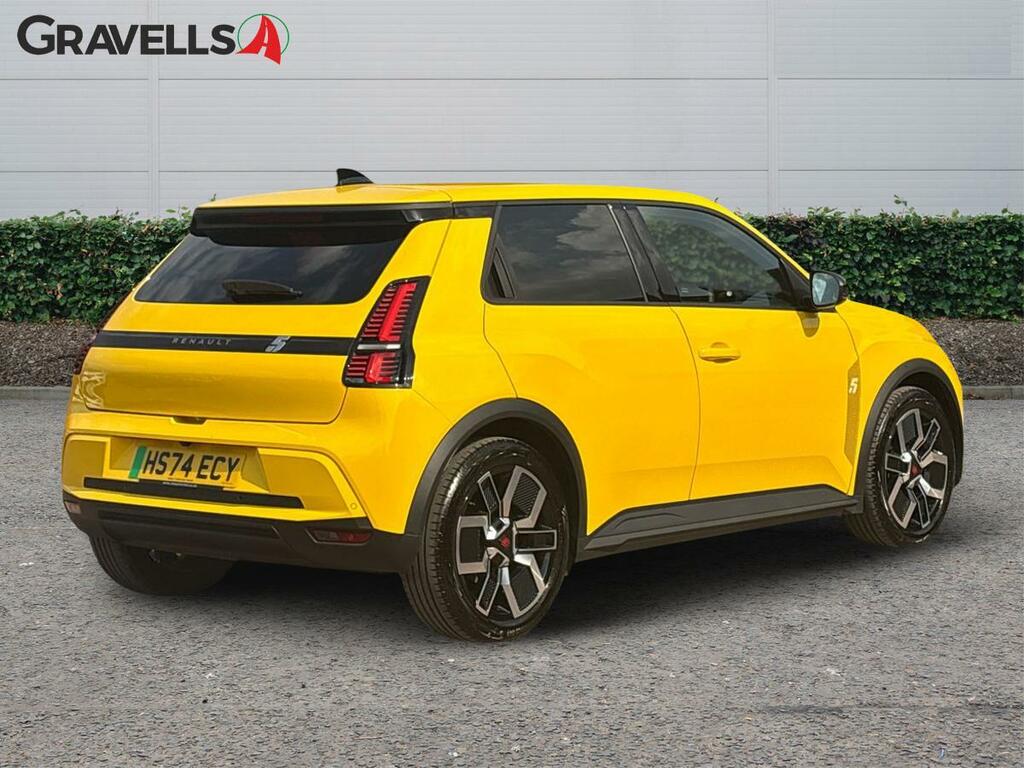 Renault 5 E-Tech Comfort Range 52Kwh Techno Hatchback HS74ECY Yellow #3