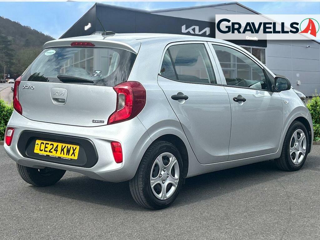 Kia Picanto 1.0 1 Hatchback Euro 6 Ss 66 CE24KWX Black #3