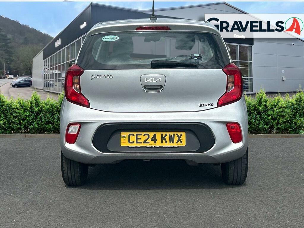 Kia Picanto 1.0 1 Hatchback Euro 6 Ss 66 CE24KWX Black #4