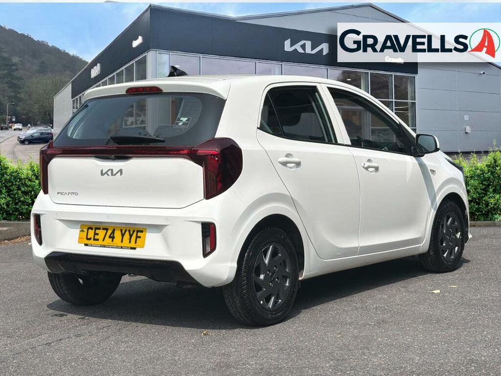 Kia Picanto 1.0 2 Hatchback Amt Euro 6 Ss 62 Bh CE74YYF White #3