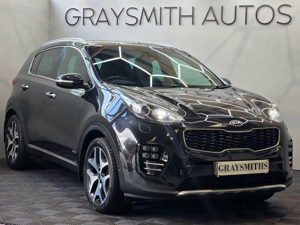 Kia Sportage 2.0 Crdi Gt-line S Awd Euro 6 LE17HZH Black