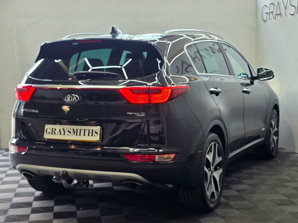 Kia Sportage 2.0 Crdi Gt-line S Awd Euro 6 LE17HZH Black #6