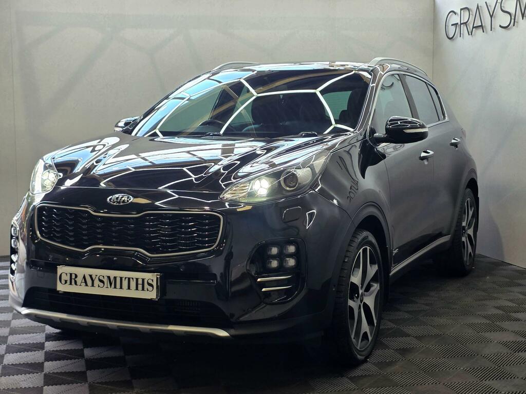 Kia Sportage 2.0 Crdi Gt-line S Awd Euro 6 LE17HZH Black #3