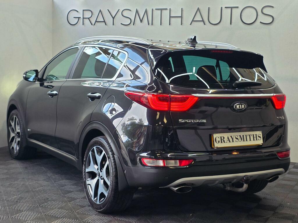 Kia Sportage 2.0 Crdi Gt-line S Awd Euro 6 LE17HZH Black #2