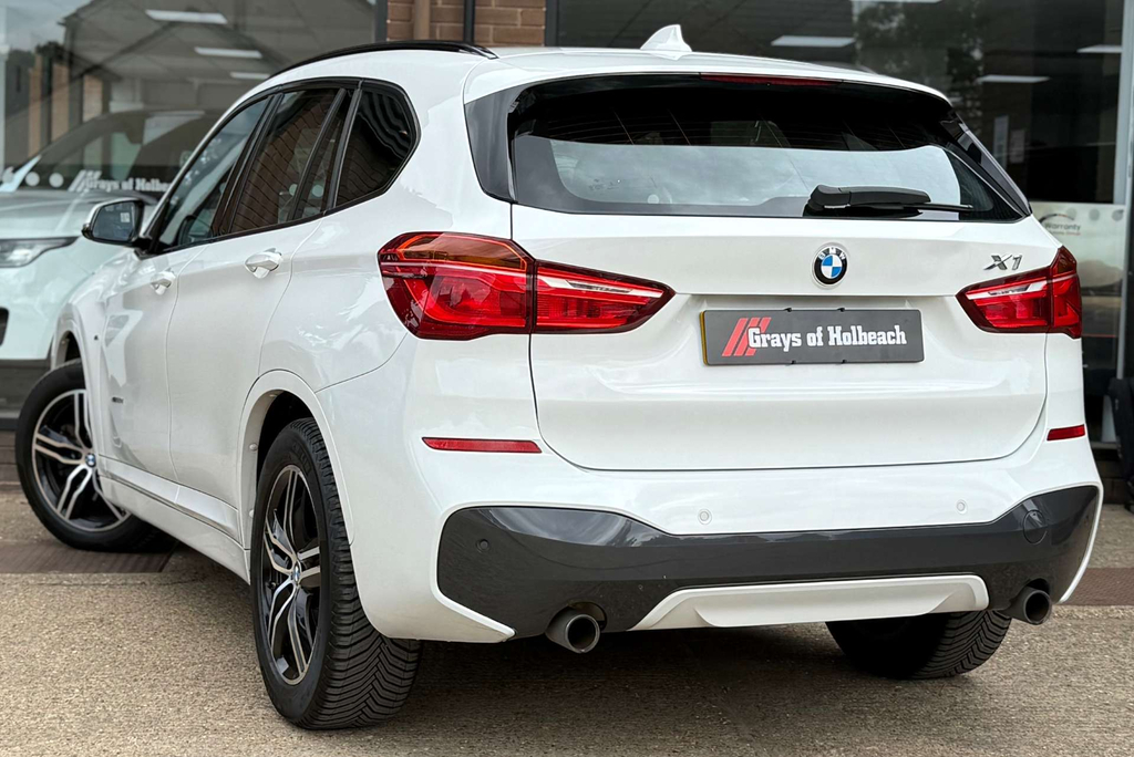 BMW X1 Xdrive 20D M Sport 4Wd White #4