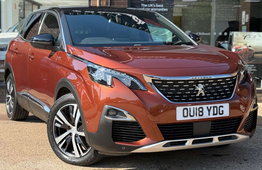 Peugeot 3008 Gt Line Blue Hdi Ss Brown