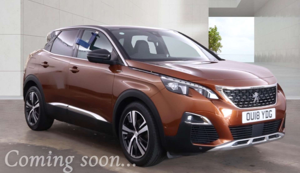 Peugeot 3008 Gt Line Blue Hdi Ss Brown