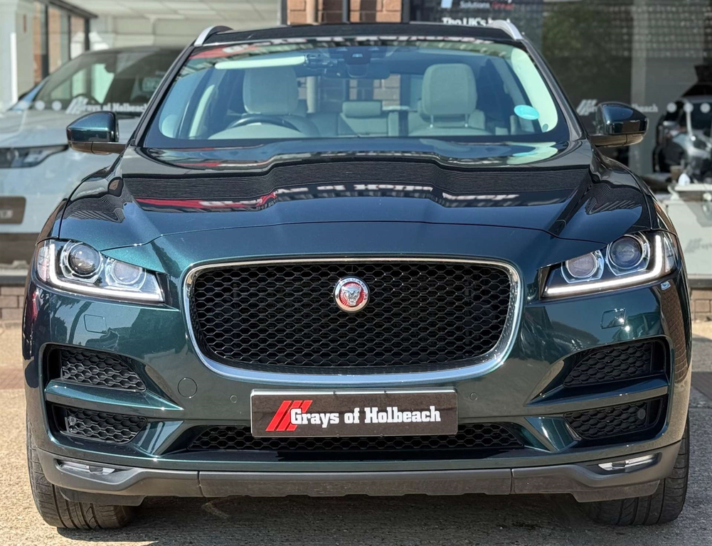 Jaguar F-Pace Portfolio Awd D 4Wd Green #2