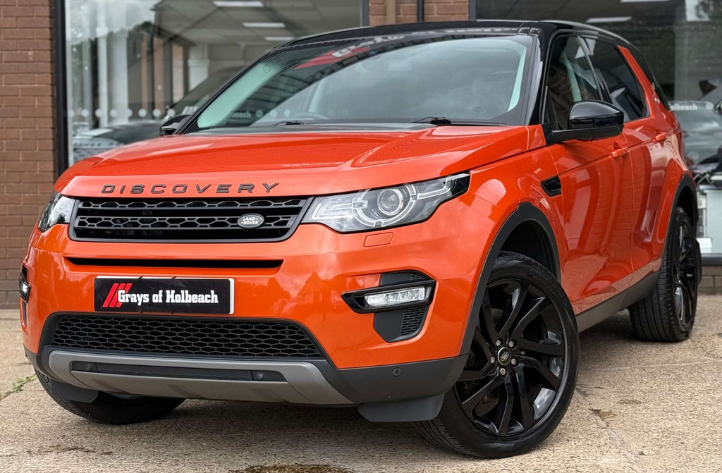 Land Rover Discovery Sport Black Hse Td4 4Wd Orange #3