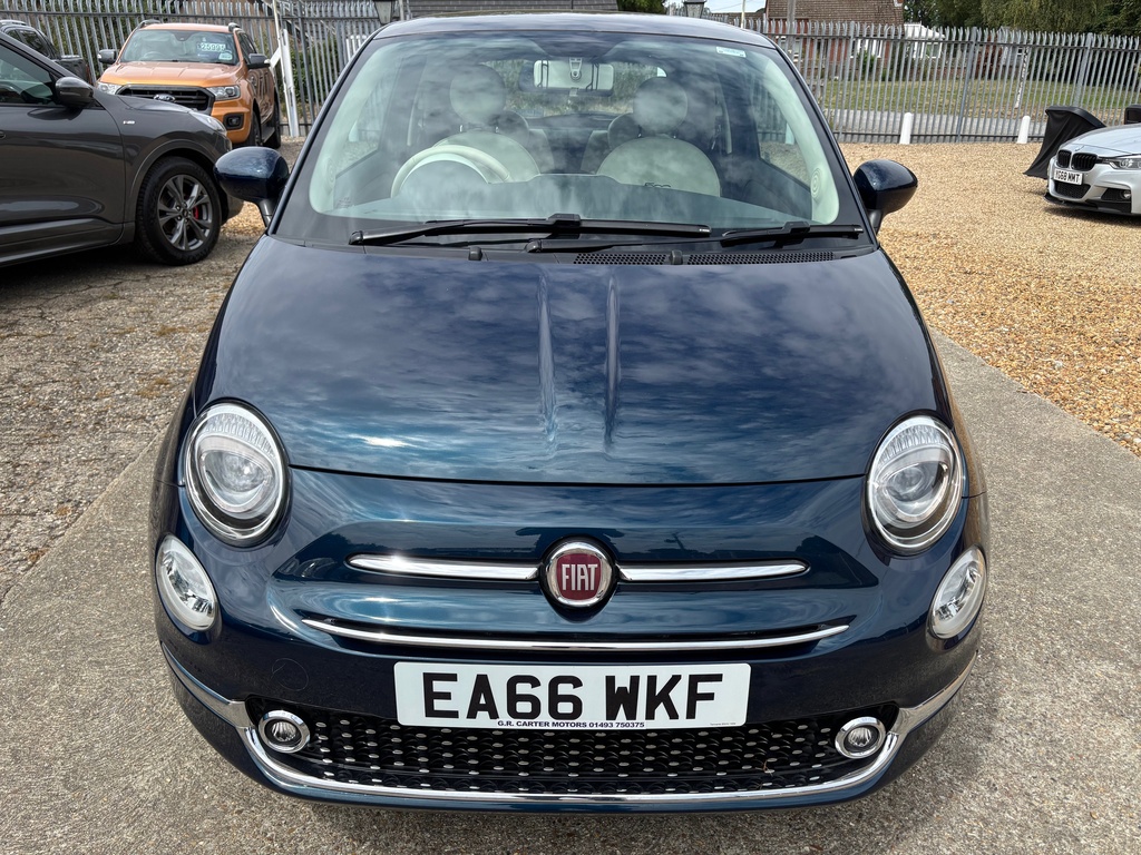 Fiat 500 1.2 Lounge Euro 6 S S EA66WKF Blue #2