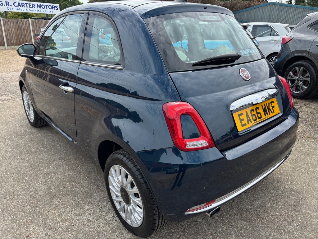 Fiat 500 1.2 Lounge Euro 6 S S EA66WKF Blue #4