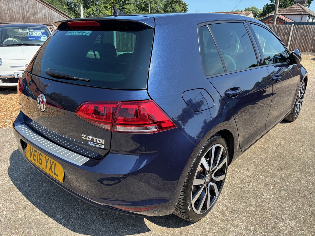 Volkswagen Golf 2.0 Tdi Bluemotion Tech Gt Euro 6 S S Blue #6