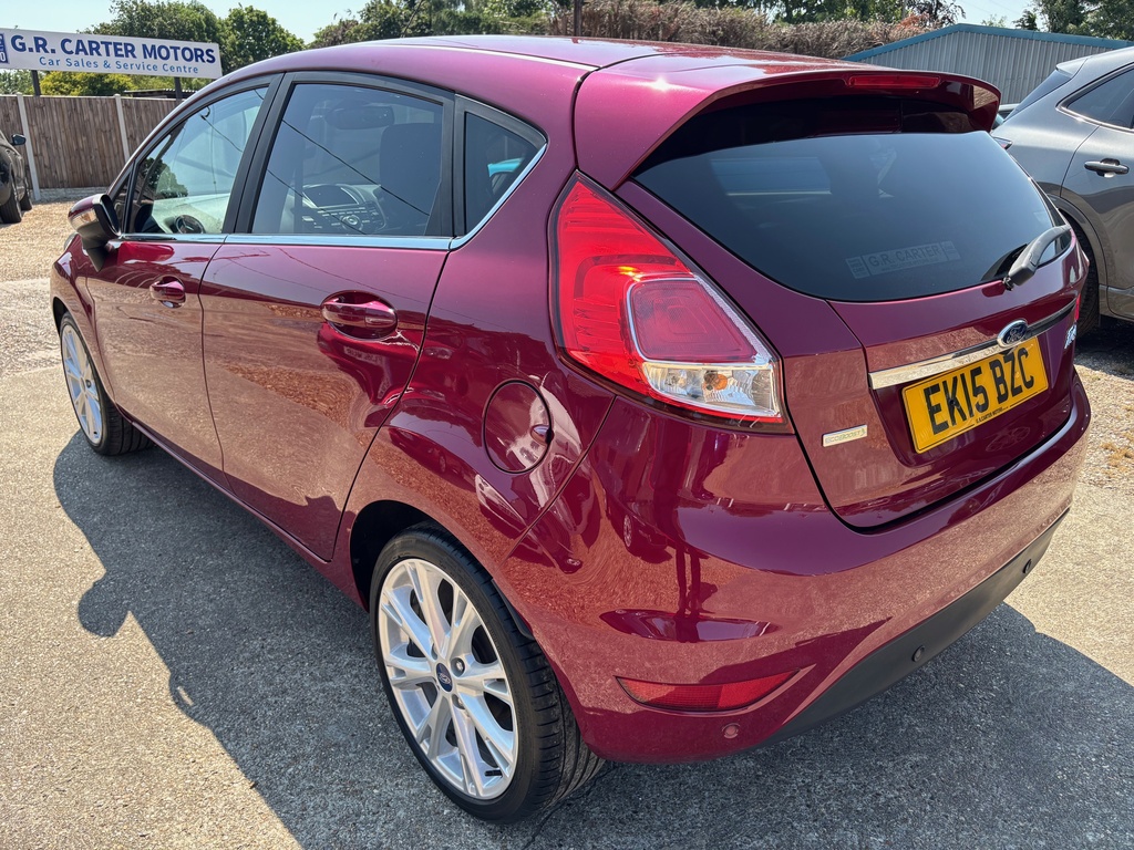 Ford Fiesta 1.0T Ecoboost Titanium X Euro 6 S S Silver #4