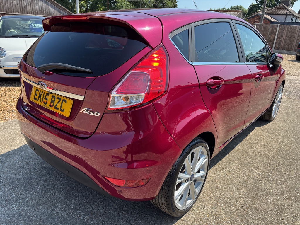Ford Fiesta 1.0T Ecoboost Titanium X Euro 6 S S Silver #6