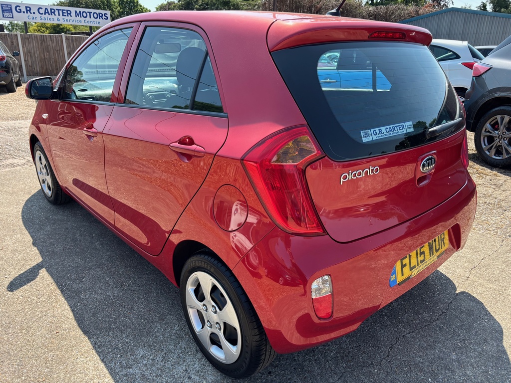 Kia Picanto 1.0 1 Euro 6 Red #4