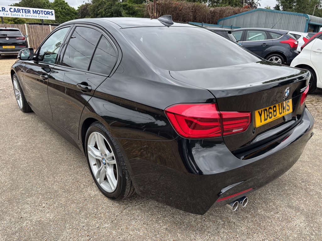 BMW 3 Series 320I M Sport Euro 6 Black #4