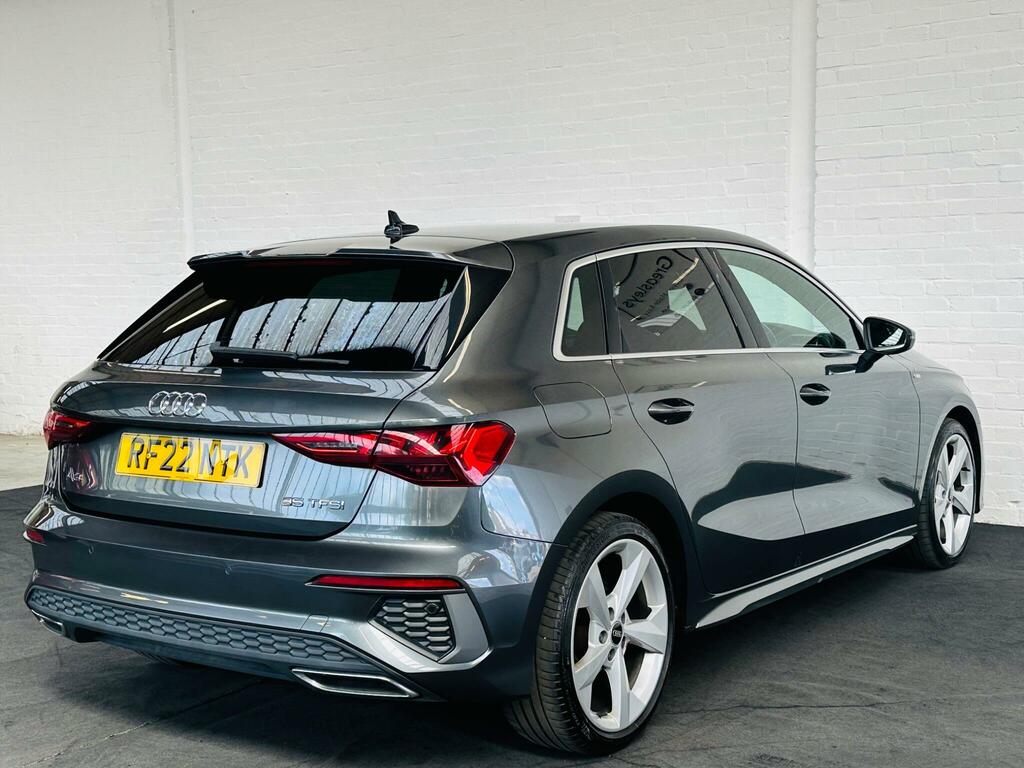 Audi A3 1.5 Tfsi 35 S Line Sportback Euro 6 Ss RF22NTK Grey #5