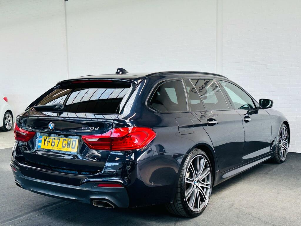 BMW 5 Series 2.0 520D M Sport Touring Euro 6 Ss Black #5