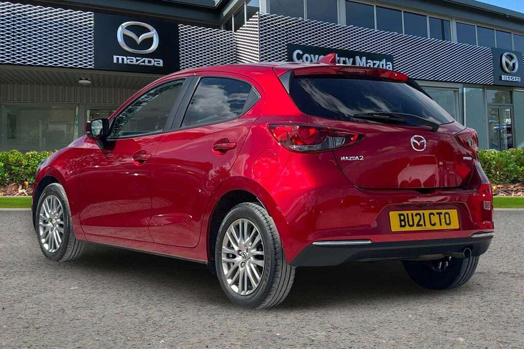 Mazda 2 1.5 90Ps Gt Sport Nav Blue Grey Leather BU21CTO Red #2