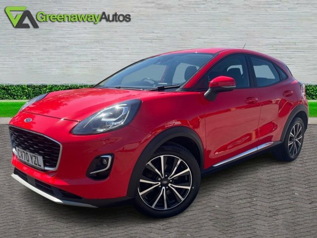 Ford Puma Ecoboost Mhev Titanium Suv Red