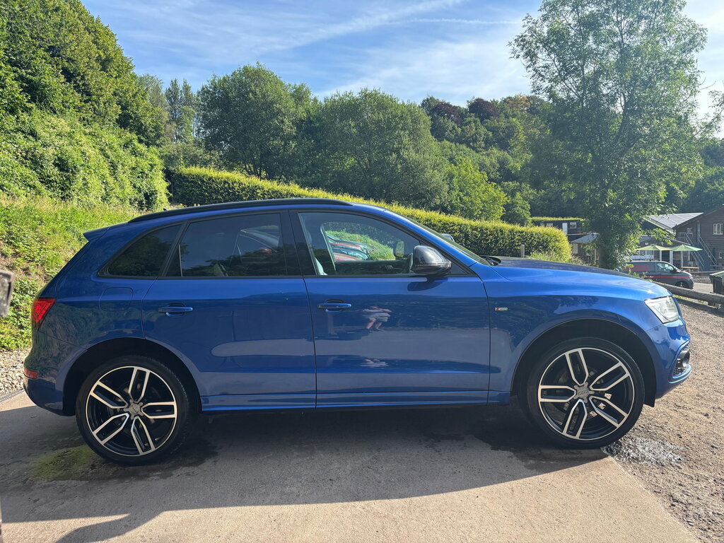 Audi Q5 2.0 Tdi S Line Plus Suv S Tronic Quattr Blue #4