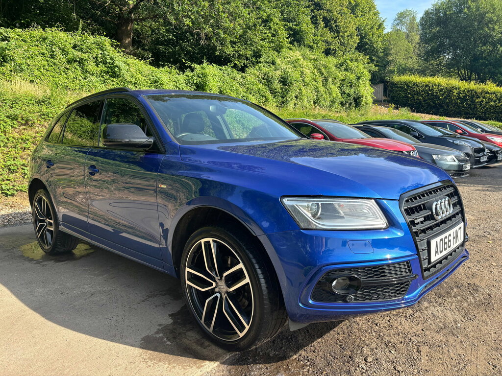 Audi Q5 2.0 Tdi S Line Plus Suv S Tronic Quattr Blue #3