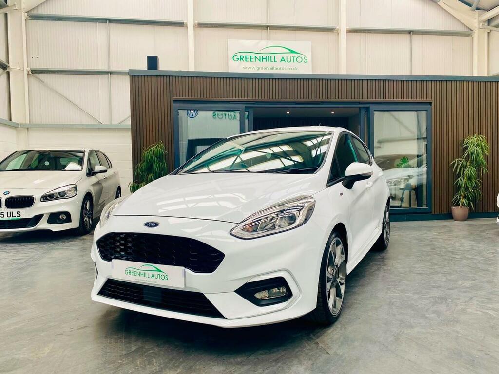 Ford Fiesta 1.0T Ecoboost St-line Euro 6 Ss White