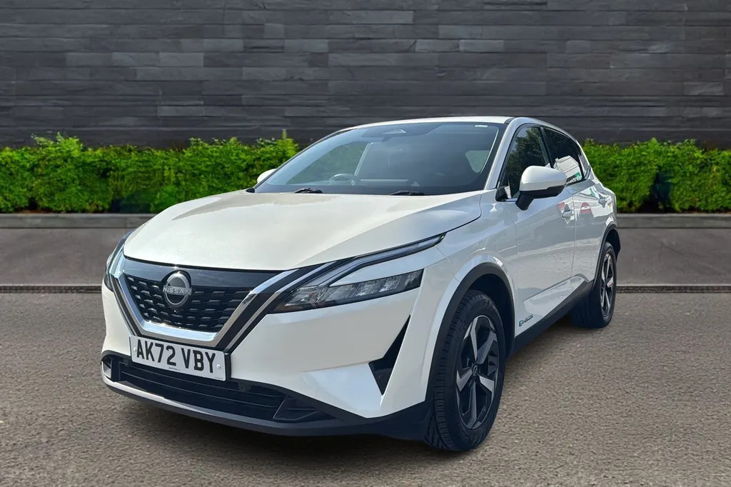 Nissan Qashqai 1.5 E-power N-connecta Aut AK72VBY White #3