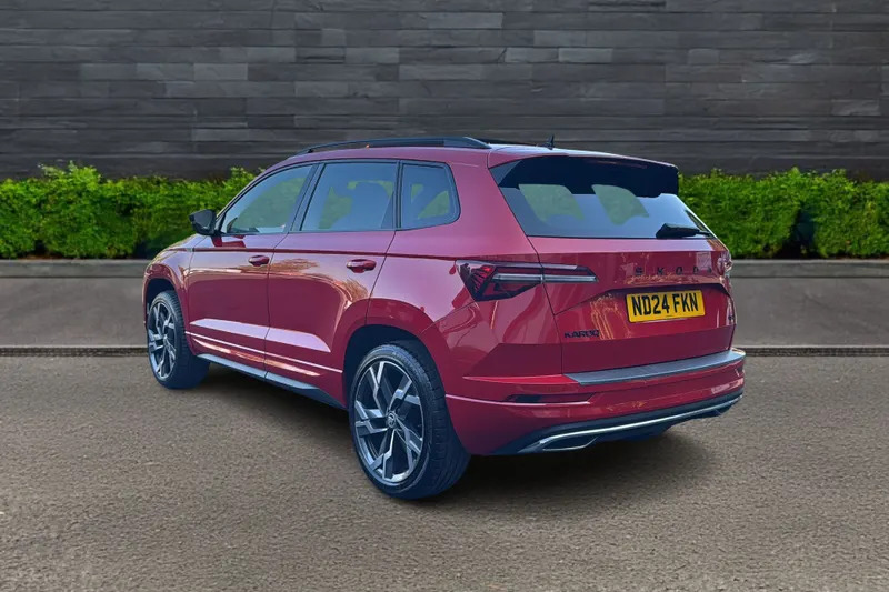 Skoda Karoq 2.0 Tsi Sportline 4X4 Dsg Red #5