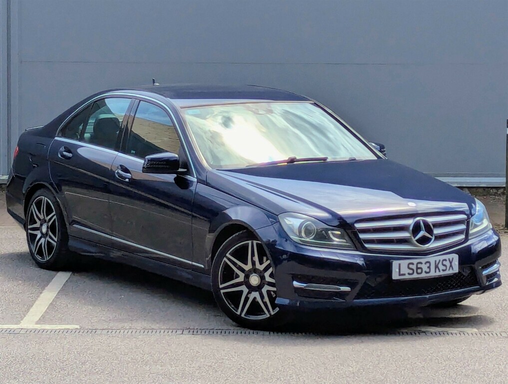Mercedes-Benz C Class 2.1 Cdi Amg Sport Plus G-tronic Euro 5 Ss Blue