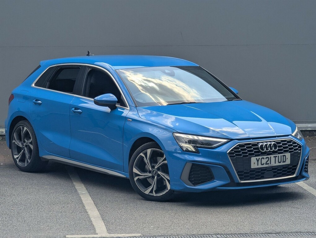 Audi A3 1.0 Tfsi 30 S Line Sportback S Tronic Euro 6 Ss Blue