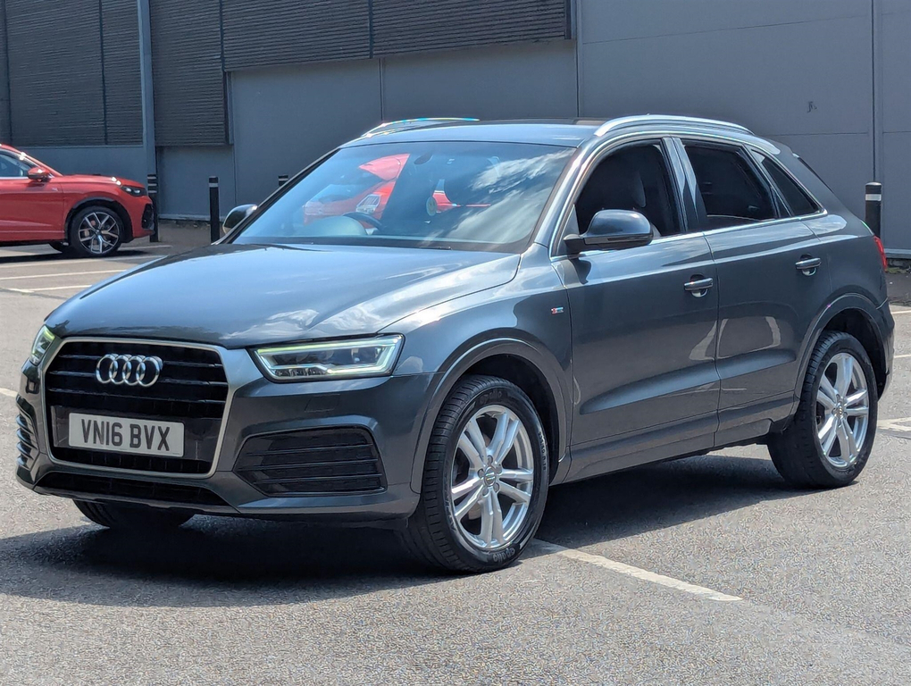 Audi Q3 2.0 Tdi S Line Euro 6 Ss VN16BVX Grey #4