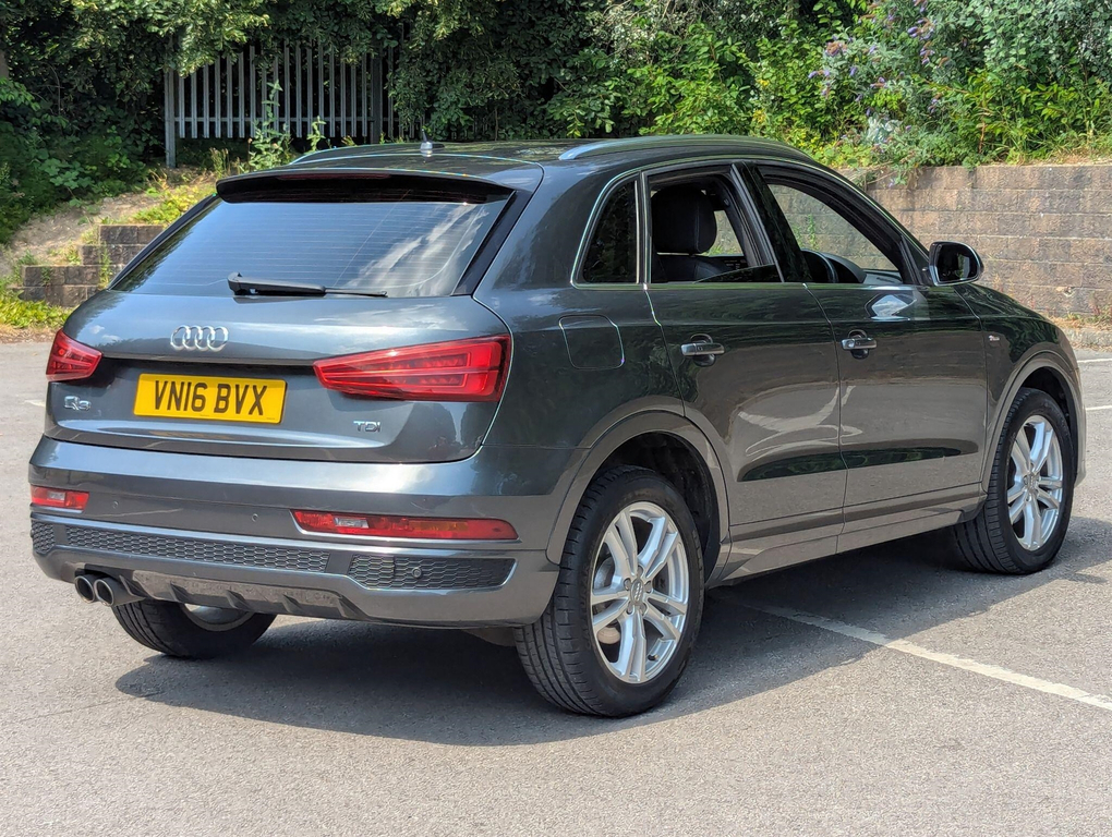 Audi Q3 2.0 Tdi S Line Euro 6 Ss VN16BVX Grey #3