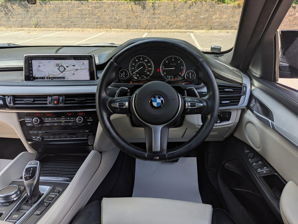 BMW X6 Xdrive M50d Black #12