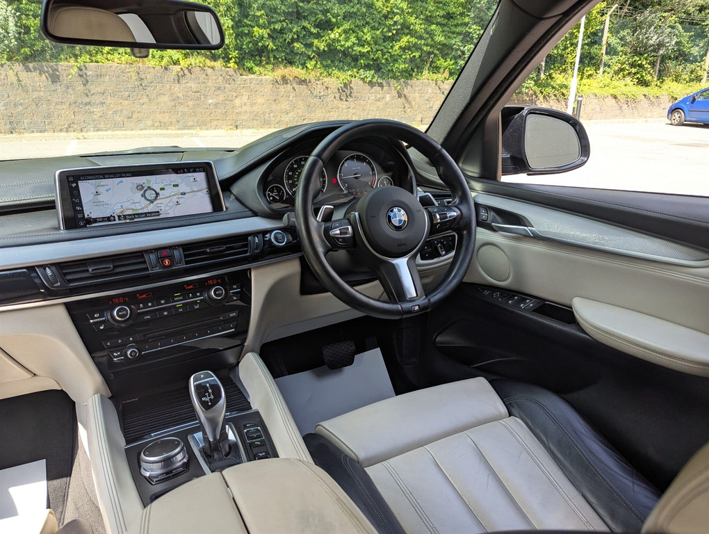 BMW X6 Xdrive M50d Black #34