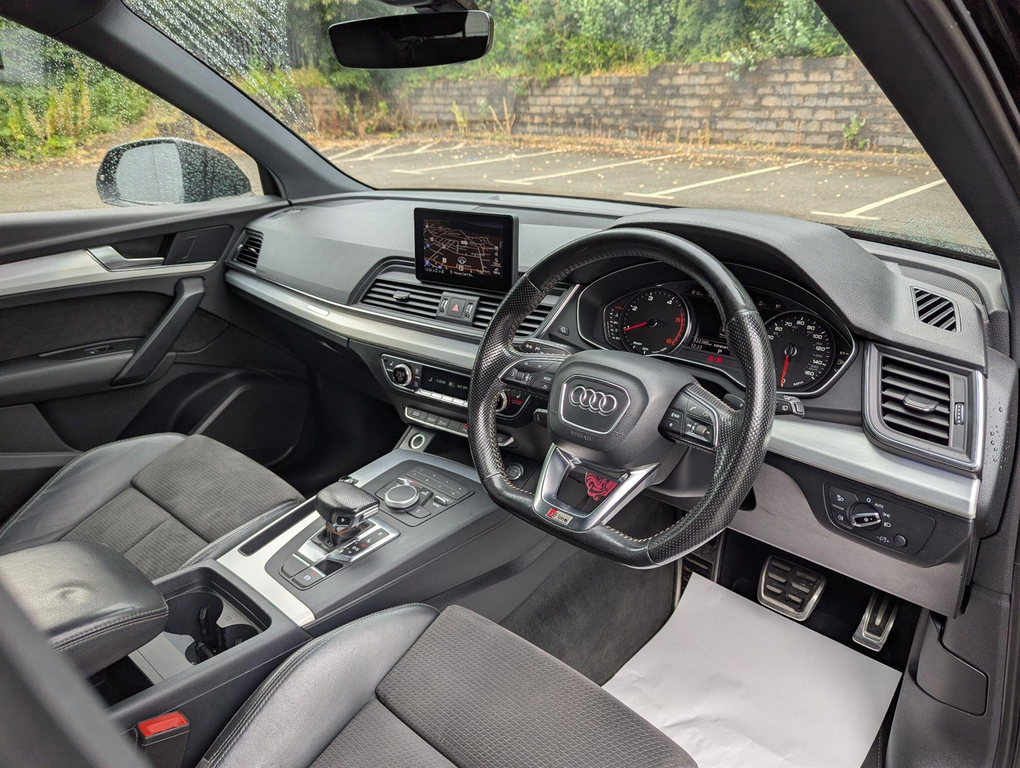Audi Q5 2.0 Tdi S Line S Tronic Quattro Euro 6 Ss Black #5