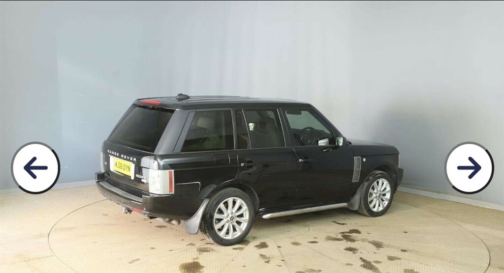 Land Rover Range Rover 3.6 Td V8 Vogue Se 2008 Black #3