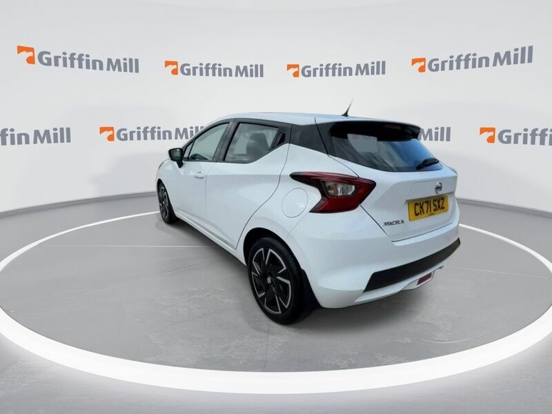 Nissan Micra 1.0 Ig-t Acenta Hatchback Xtron Euro 6 White #4