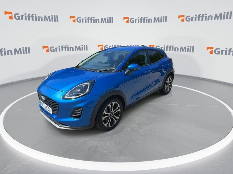Ford Puma 1.0T Ecoboost Mhev Titanium Suv Hybrid CA74AZO Blue #4