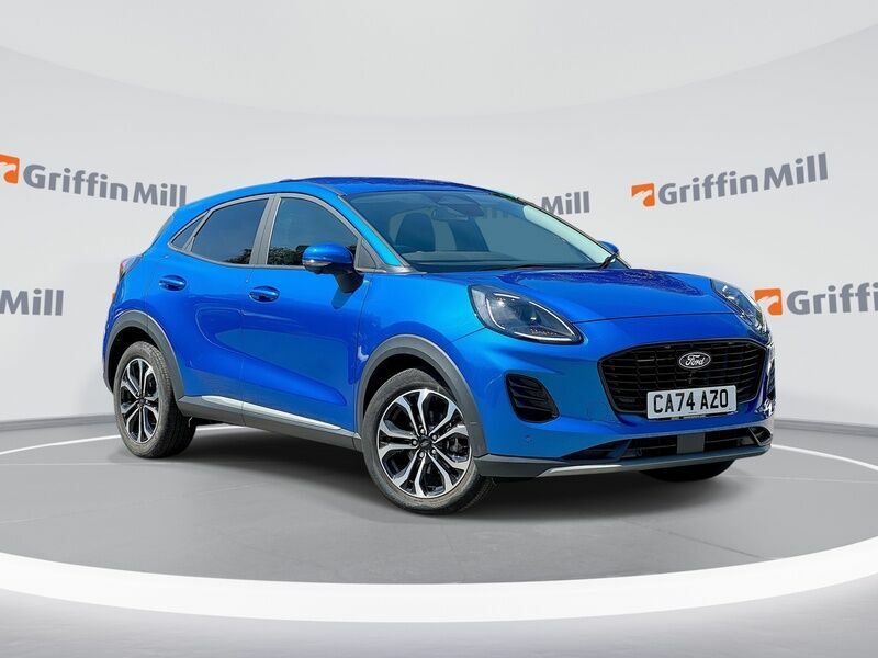 Ford Puma 1.0T Ecoboost Mhev Titanium Suv Hybrid Blue