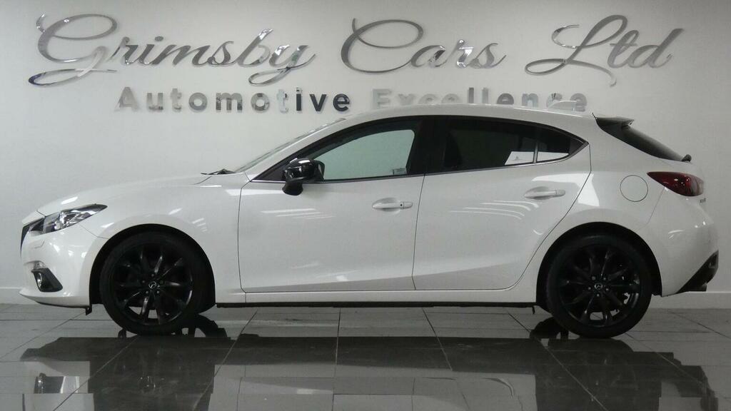 Mazda 3 Hatchback 2.0 Skyactiv-g Sport Nav Euro 5 Ss FY15YXG White #2